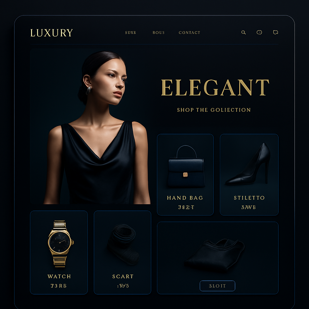 Aperçu du projet Boutique de luxe